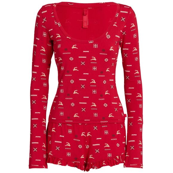 SKIMS Other - Skims Modal scoop neck top & shorts sleep set Size Large $78